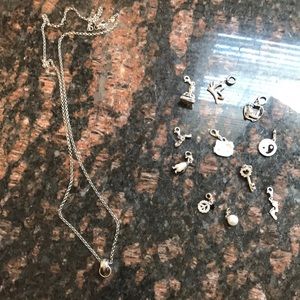 S.Oliver charm necklace & 11 charms